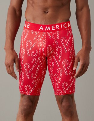 AEO Candy Canes 9" Flex Boxer Brief
