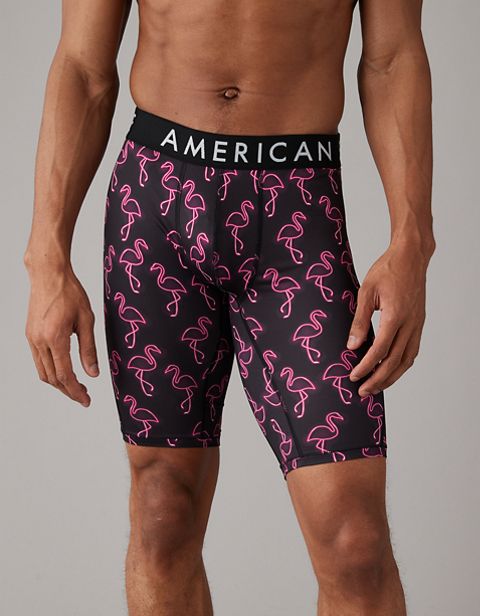 Трусы-боксеры AEO Flamingos Flex для мужчин — American Eagle
