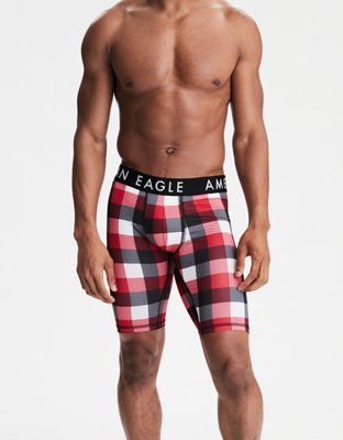 AEO Plaid 9" Flex Boxer Brief