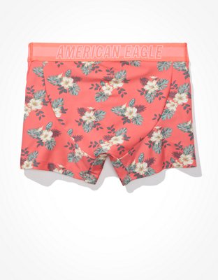 Трусы-боксеры AEO Swundies для мужчин, цветочный принт — American Eagle — фото 4