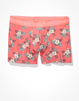 Трусы-боксеры AEO Swundies для мужчин, цветочный принт — American Eagle — фото 3