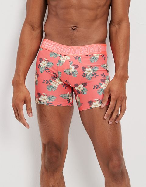 Трусы-боксеры AEO Swundies для мужчин, цветочный принт — American Eagle