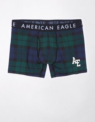 Трусы-боксеры AEO Plaid Classic для мужчин — American Eagle — фото 3