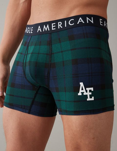 Трусы-боксеры AEO Plaid Classic для мужчин — American Eagle