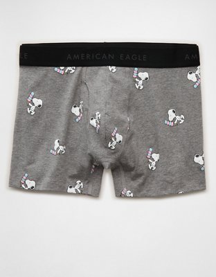 AEO Men's Snoopy 4.5" Classic Boxer Brief from American Eagle - $11.96
