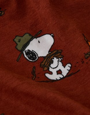 AEO Men's Snoopy 4.5" Classic Cotton Boxer Brief
