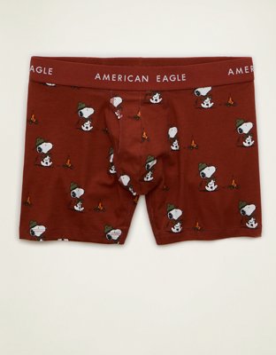 AEO Men's Snoopy 4.5" Classic Cotton Boxer Brief