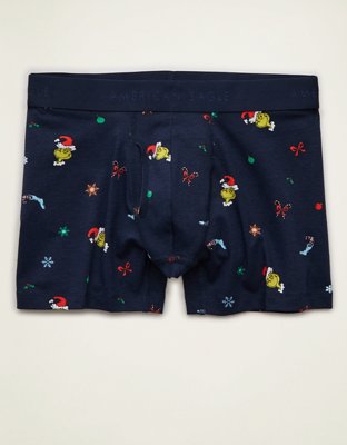 AEO Men's Grinch 4.5" Classic Cotton Boxer Brief