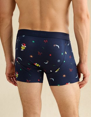 AEO Men's Grinch 4.5" Classic Cotton Boxer Brief