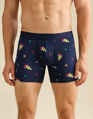 AEO Men's Grinch 4.5" Classic Cotton Boxer Brief