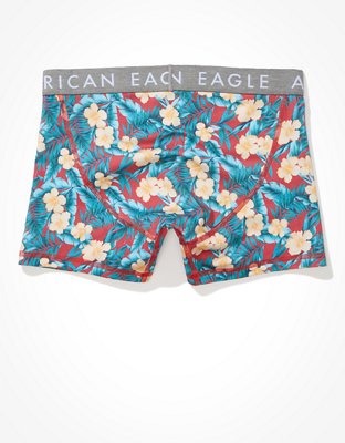 Трусы-боксеры AEO Classic для мужчин, цветочный принт — American Eagle — фото 3