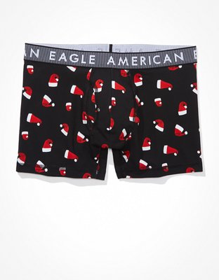 American Eagle Outfitters AEO Men's Christmas Santa Boxer Shorts