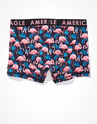 Трусы-боксеры AEO Flamingos Classic для мужчин — American Eagle — фото 4