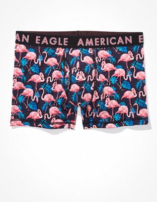 Трусы-боксеры AEO Flamingos Classic для мужчин — American Eagle — фото 3