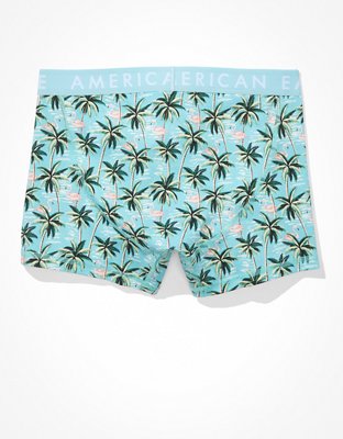Brief bóxer clásico de 4.5" con estampado de flamencos AEO