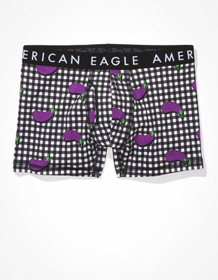 Трусы-боксеры AEO Eggplants Classic для мужчин — American Eagle — фото 3