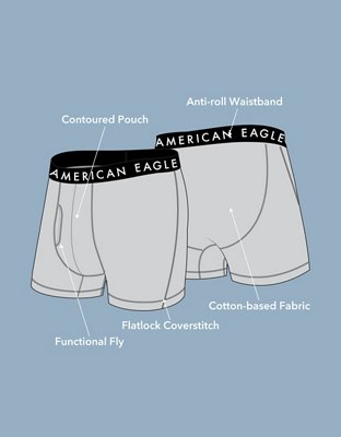 AEO Men's 4.5" Classic Boxer Brief 5-Pack