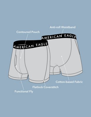 AE Eagles 4.5" Classic Boxer Brief 3-Pack