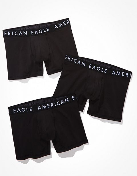 Трусы-боксеры AEO Classic для мужчин, 3 шт. — American Eagle