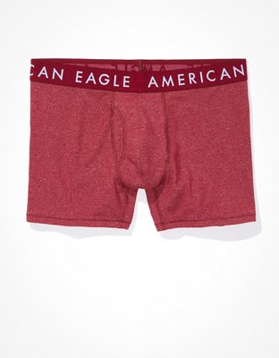 New American Eagle Men's 7259600 6 Classic Boxer Brief, Red (L) 