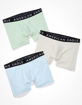 American Eagle Men's Space Dye Mesh 4.5 Flex Boxer Brief M Bold Black price  in UAE,  UAE