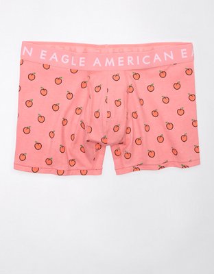 Meundies Peach colored Boxer Briefs Underwear with Peaches size Small New  no tag