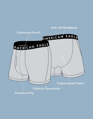 AEO Men's 4.5" Classic Boxer Brief 3-Pack