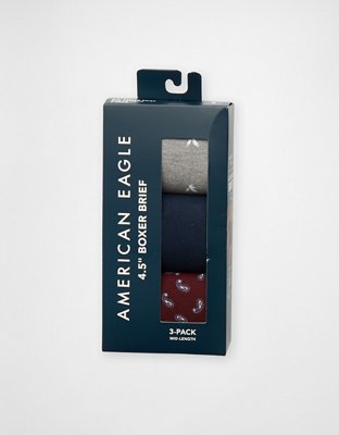 AEO Men's 4.5" Classic Boxer Brief 3-Pack