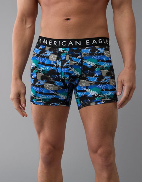 Трусы-боксеры AEO Shark Classic для мужчин — American Eagle