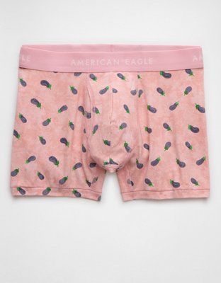 AEO Brief Boxer Clásico de 4.5" de Berenjenas para Hombre
