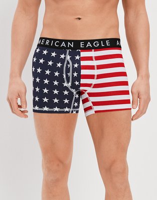 Buy a American Eagle Mens Flag Print Underwear Boxer Briefs