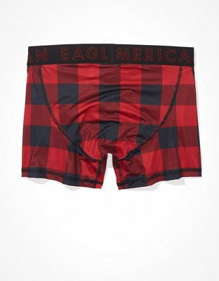 Трусы-боксеры AEO Plaid Flex для мужчин — American Eagle — фото 4
