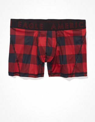 Трусы-боксеры AEO Plaid Flex для мужчин — American Eagle — фото 3