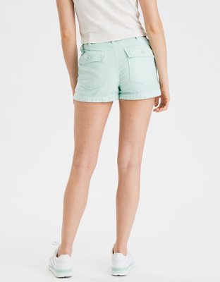 Женские брюки American Eagle AE High-Waisted Utility Khaki Short — фото 2