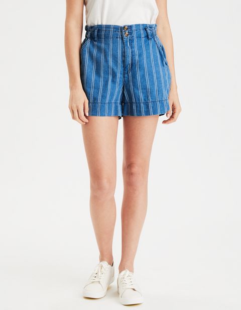 Женские брюки American Eagle AE High-Waisted Linen Short
