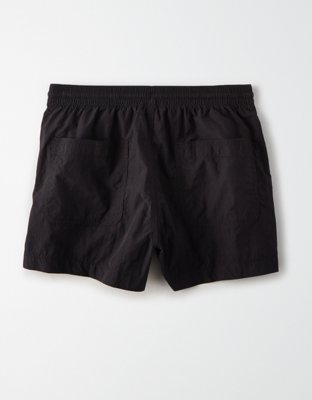 high waisted nylon shorts