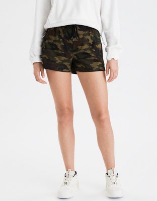 high waisted nylon shorts