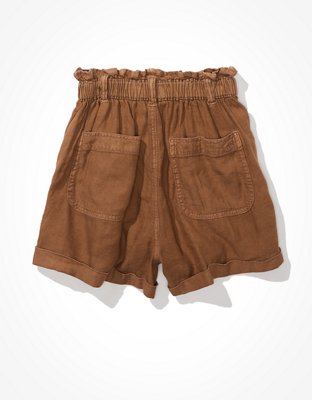 AE Super High-Waisted Linen Short