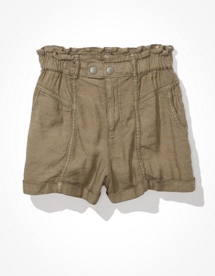 AE Super High-Waisted Linen Short