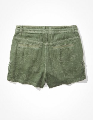 AE High-Waisted Linen Cargo Short