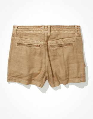 AE High-Waisted Linen Cargo Short