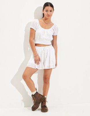 Женские брюки American Eagle AE High-Waisted Flowy Short — фото 2