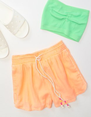 Женские брюки American Eagle AE Woven Beach Short — фото 6