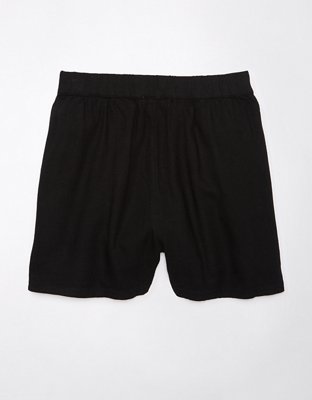 AE Linen-Blend Faux Wrap Skort