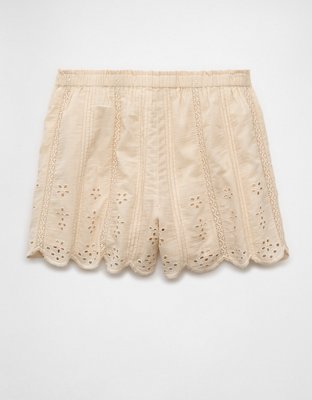 AE High-Waisted Eyelet Short