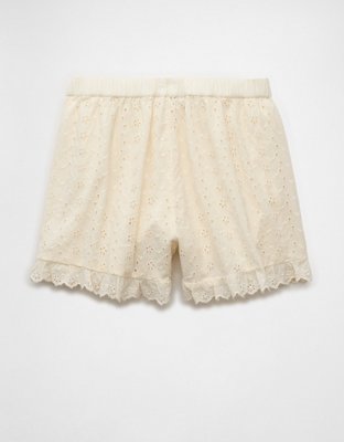 AE High-Waisted Eyelet Ruffle Short