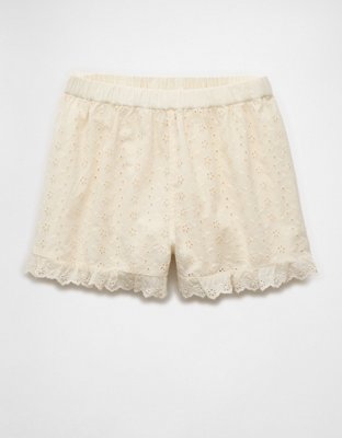 AE High-Waisted Eyelet Ruffle Short