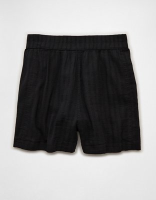 AE Stretch High-Waisted Linen-Blend Soft Short