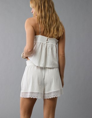 AE Sunchaser Knit Lace Trim Short