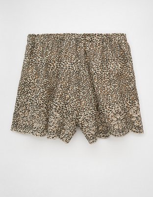 AE High-Waisted Leopard Short